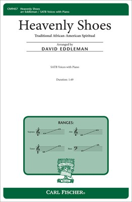 Heavenly Shoes - SATB David Eddleman Carl Fischer Octavo