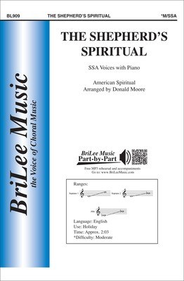 The Shepherd's Spiritual - SSA Donald Paul Moore BriLee Music Octavo