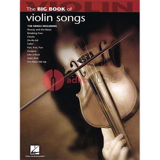 The Big Book of Violin Songs - Violin Hal Leonard 842214