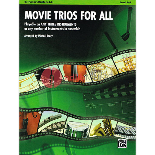 Movie Trios for All - Trumpet Trio by Story Alfred 33530