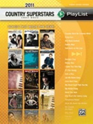 2011 Country Superstars - Sheet Music Playlist - Vocal Alfred Music Piano, Vocal & Guitar