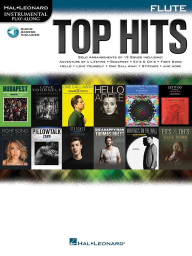 Top Hits - Flute/Audio Access Online Hal Leonard 171073