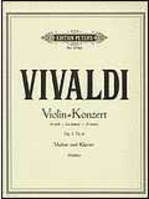 Vivaldi - Concerto in Amin Op3/6 - Violin/Piano Accompaniment Peters RV356 P3794