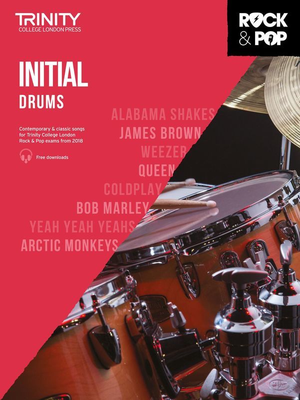 Trinity Rock & Pop Drums Initial Grade From 2018 - Drums Trinity College TCL016980