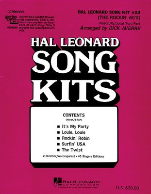 The Rockin' 60s (Song Kit #23) - Dick Averre Hal Leonard ShowTrax CD CD