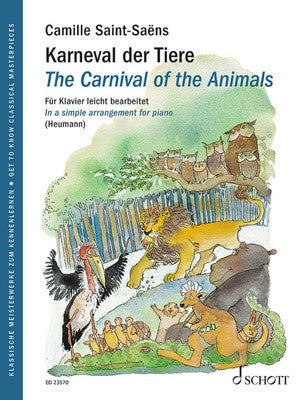 Carnival of the Animals - Camille Saint-Saens - Simple Piano Arrangement - Schott Edition