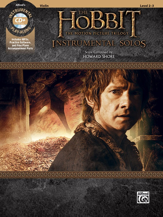 The Hobbit: The Motion Picture Trilogy Instrumental Solos - Violin/CD/pdf Piano Accompaniment Alfred 42615