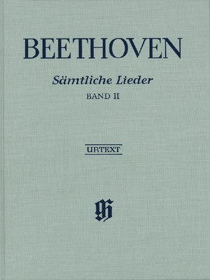 Complete Songs for Voice and Piano, Vol 2 - Ludwig van Beethoven - Classical Vocal G. Henle Verlag Hardcover