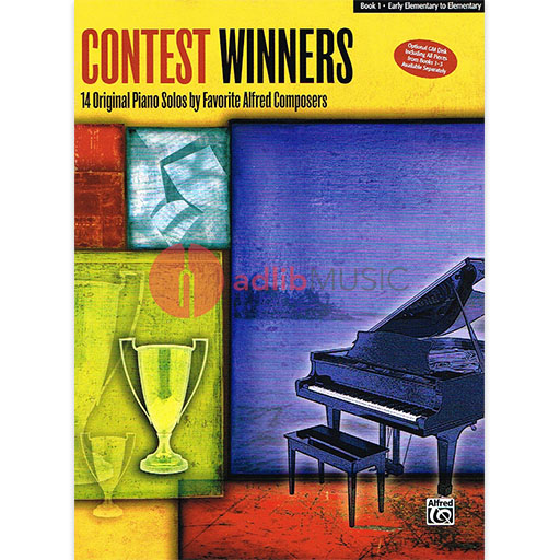 Contest Winners Book 1 Early-Elementary to Elementary - Easy Piano Alfred 22485