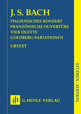 Italian Concerto French Overture Duets 4 Goldber - Study Score - Johann Sebastian Bach - Piano G. Henle Verlag Study Score Score