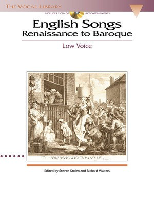 English Songs: Renaissance to Baroque - Low Voice/Audio Access Online Hal Leonard 740180