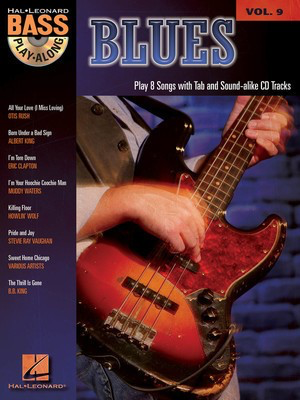 Blues - Bass Play-Along Volume 9 - Various - Bass Guitar Hal Leonard Bass TAB with Lyrics & Chords /CD