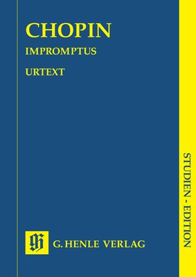 Impromptus - Study Score - Frederic Chopin - Piano G. Henle Verlag Study Score Score