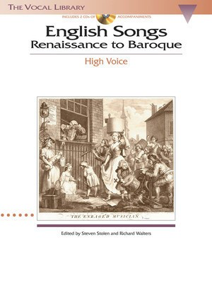 English Songs: Renaissance to Baroque - High Voice/Audio Access Online Hal Leonard 740179