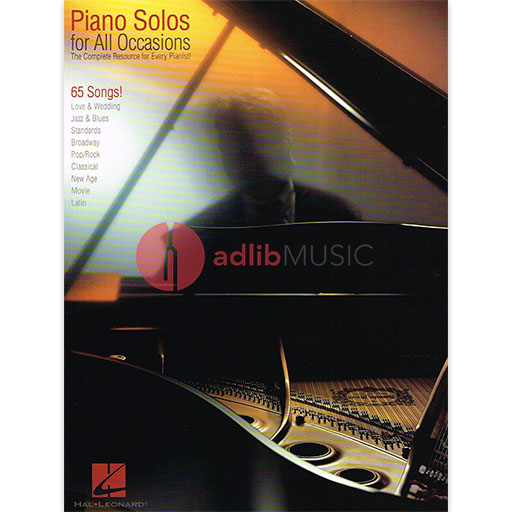 Piano Solos for All Occasions - Piano Solo Hal Leonard 310964