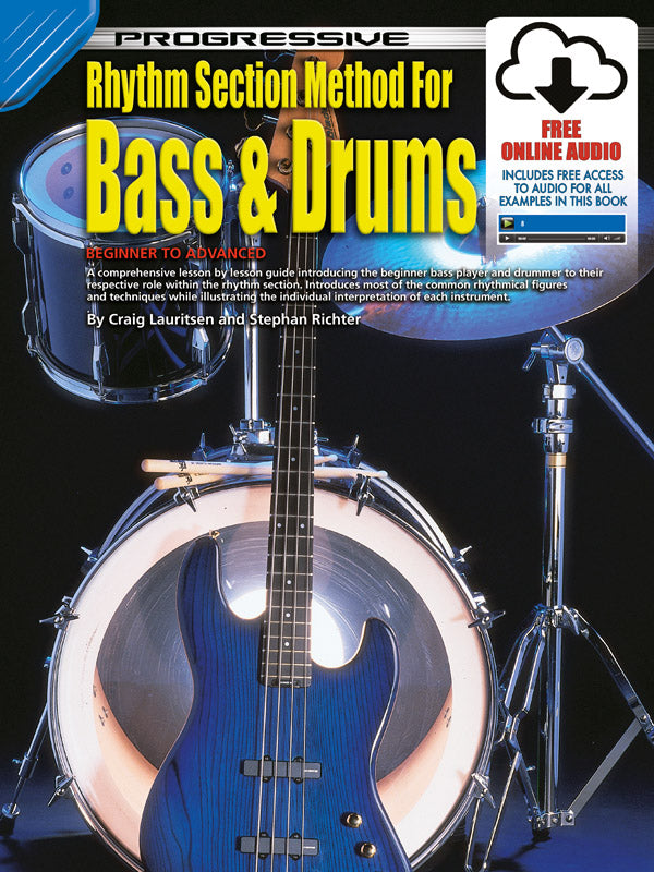 Progressive Rhythm Section Method for Bass/Drums Book/CD