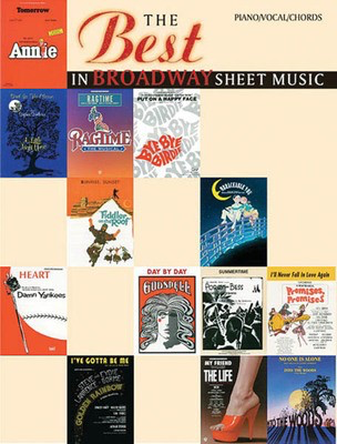 The Best in Broadway Sheet Music - Hal Leonard Piano, Vocal & Guitar