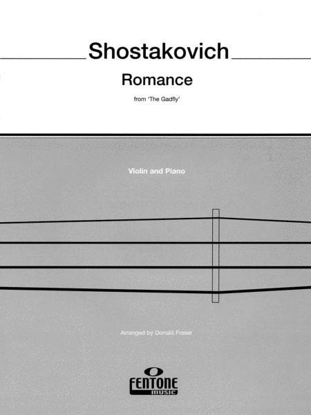 Shostakovich - Romance from Gadfly - Violin/Piano Accompaniment arranged by Fraser Fentone F399