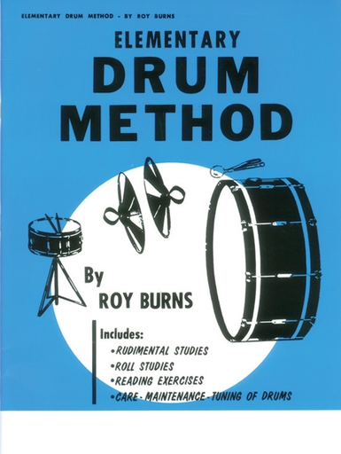 ELEMENTARY DRUM METHOD - ROY BURNS - Warner Bros