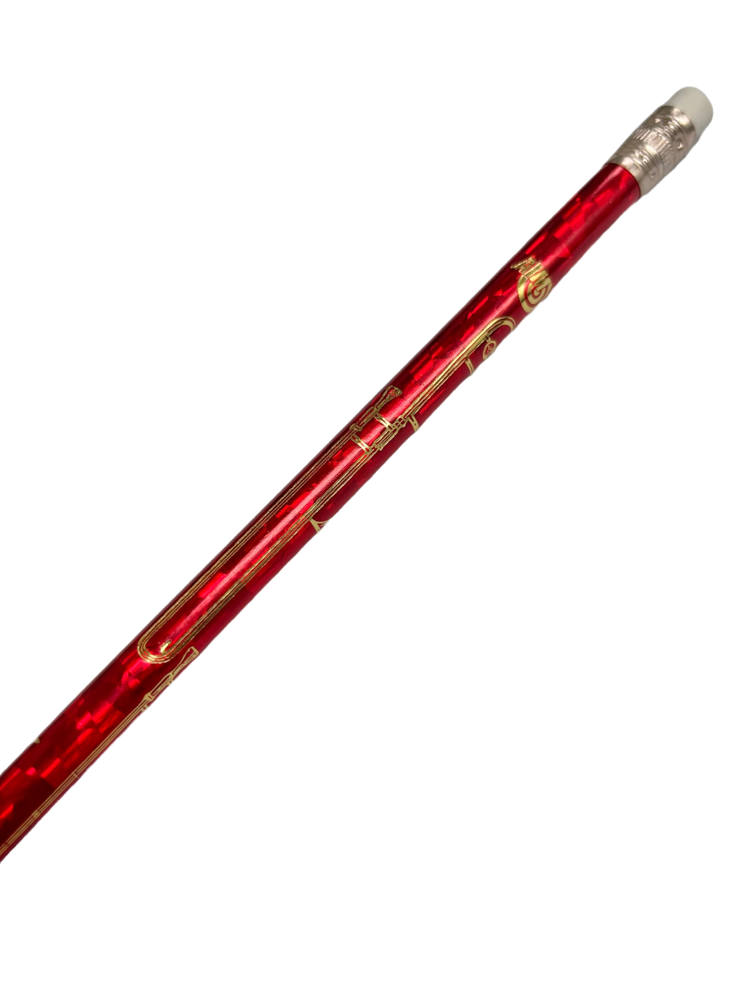 Trombone Luster Pencil Red