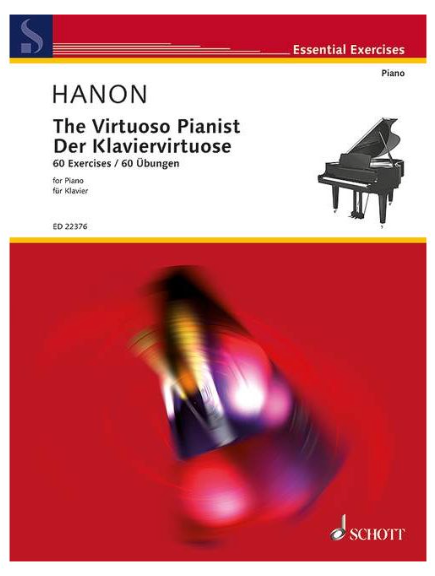 The Virtuoso Pianist - 60 Exercises - Charles-Louis Hanon - Piano Schott Music ED22376