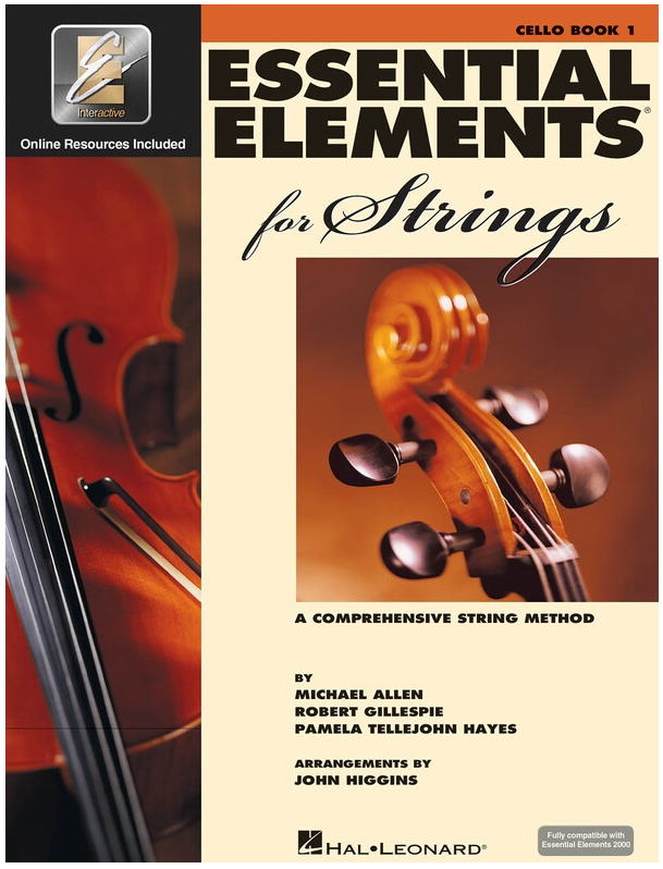 Essential Elements for Strings - Book 1 with EEi - Cello - Michael Allen|Pamela Tellejohn Hayes|Robert Gillespie Hal Leonard Sftcvr/Online Audio 868051