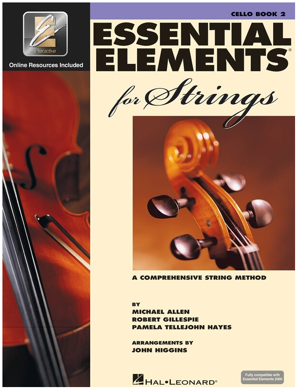 Essential Elements for Strings - Book 2 with EEi - Cello - Cello Michael Allen|Pamela Tellejohn Hayes|Robert Gillespie Hal Leonard Sftcvr/Online Audio 868059