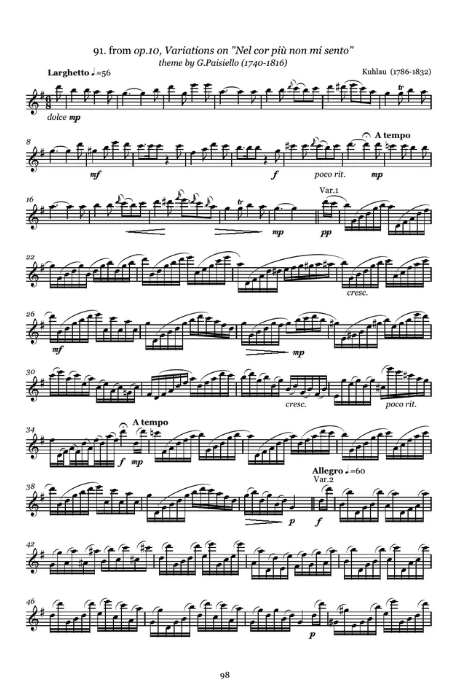 99 Solos & Studies - Flute Solo Fluteworthy FW99SS