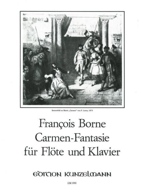 Borne - Carmen Fantasy - Flute/Piano Accompaniment Kunzelmann GM890