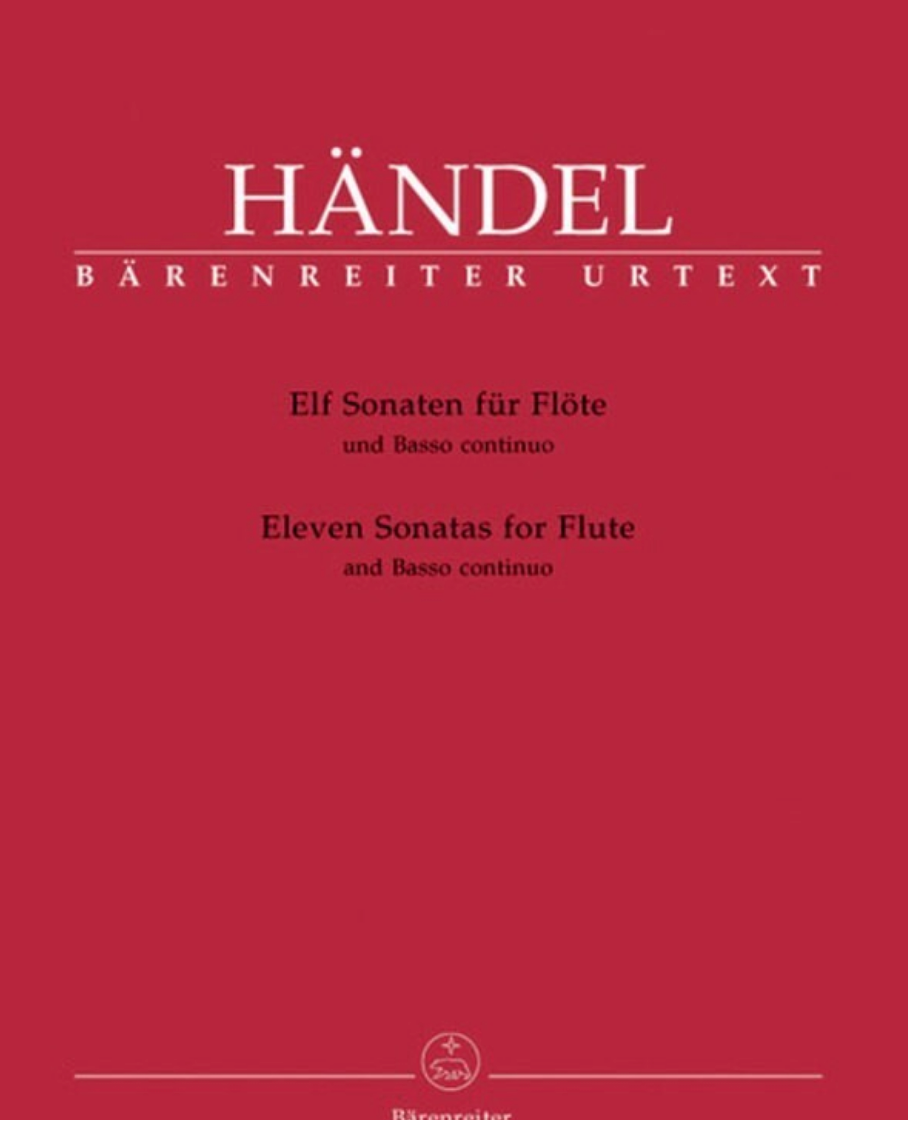 Handel - 11 Sonatas - Flute/Basso Continuo Barenreiter BA4225