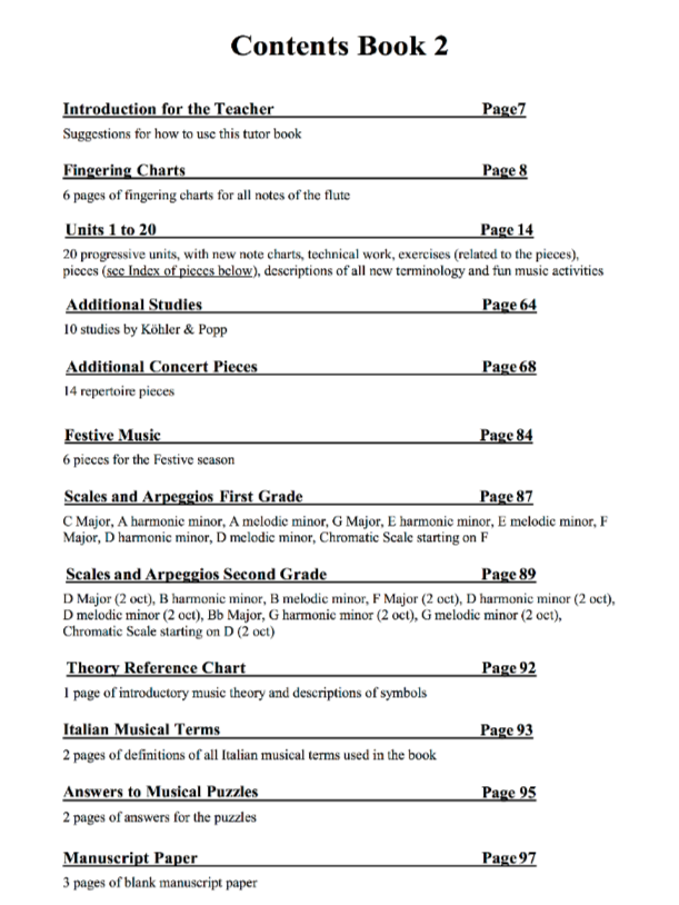 Young Flute Player Book 2 - Flute Student Book by North Allegro YFP2