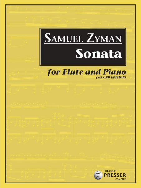 Zyman - Sonata - Flute/Piano Accompaniment Presser 114-40288