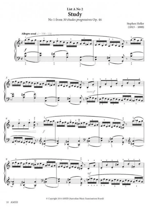 AMEB Series 17 Grade 4 - Piano Solo 1201100539