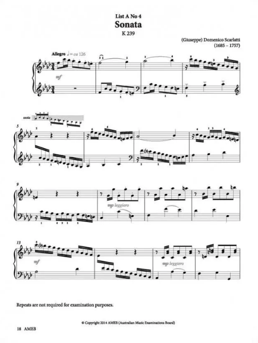 AMEB Series 17 Grade 7 - Piano Solo 1201100839