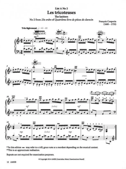 AMEB Series 17 Grade 7 - Piano Solo 1201100839