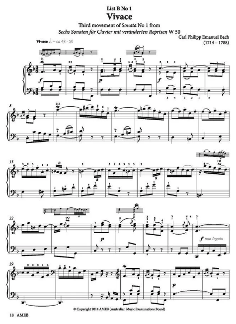 AMEB Series 17 Grade 6 - Piano Solo 1201102739