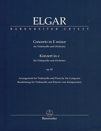 Elgar - Concerto in Emin Op85 - Cello/Piano Accompaniment Barenreiter BA9040-90 BA9040-90