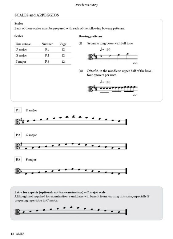 AMEB Viola Technical Work Book 2023 - Viola Book AMEB 1202073039