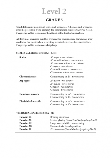 AMEB Technical Workbook - Double Bass 2013 AMEB 1203054839