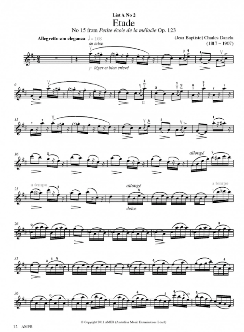 AMEB Violin Series 9 Grade 5 - Violin/Piano Accompaniment AMEB  1202728539