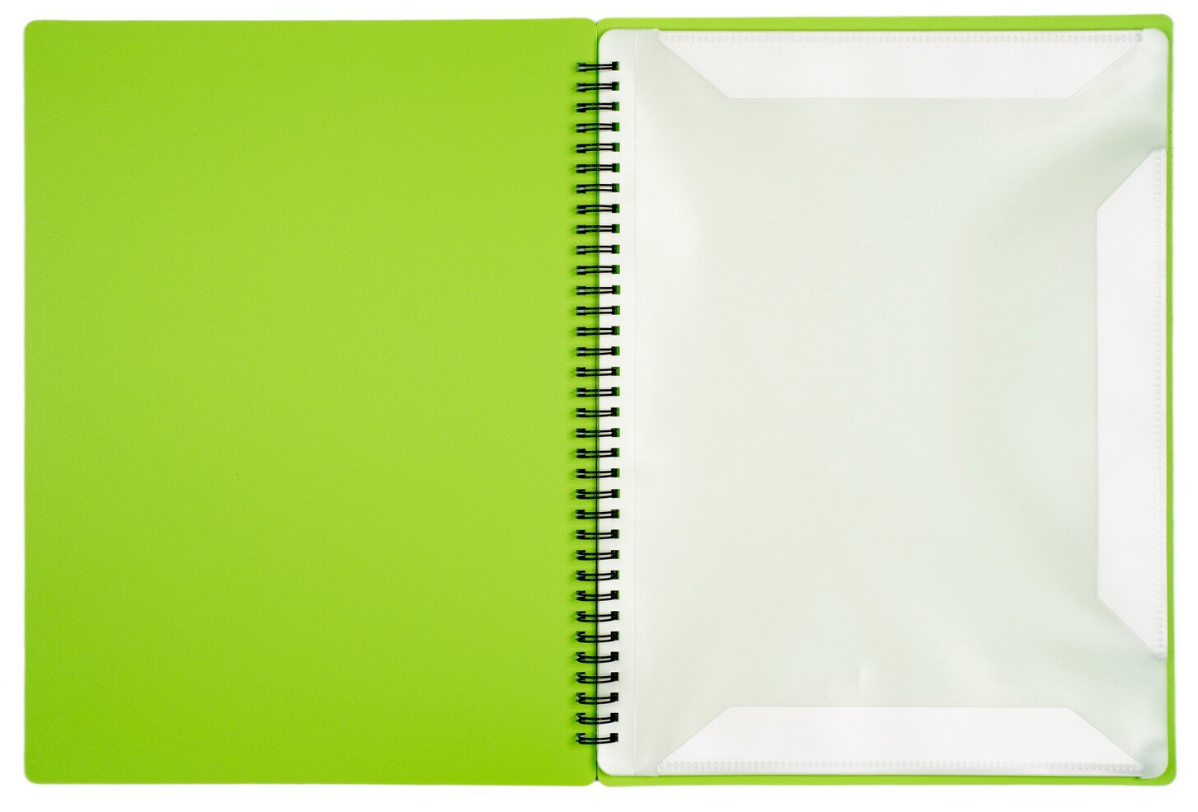 Rondofile Jot 10 Page Sheet Music Display Folder Green