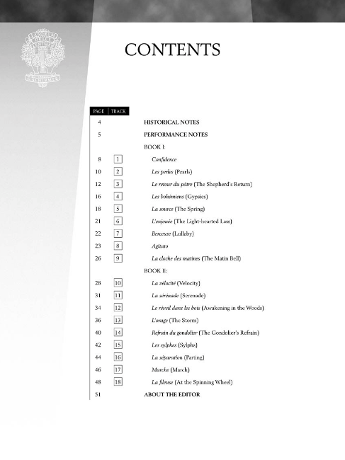 18 Characteristic Studies, Opus 109