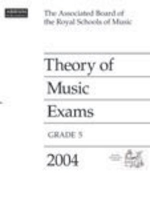 A B Theory Of Music Paper Gr 5 2004 -