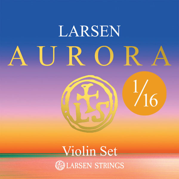 Larsen Aurora Violin String Set 1/16 Size Medium