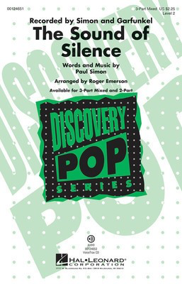 The Sound of Silence - Discovery Level 2 - Paul Simon - Roger Emerson Paul Simon Hal Leonard VoiceTrax CD CD