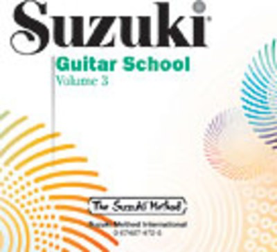 Suzuki Guitar School CD, Volume 3 - Guitar Summy Birchard CD