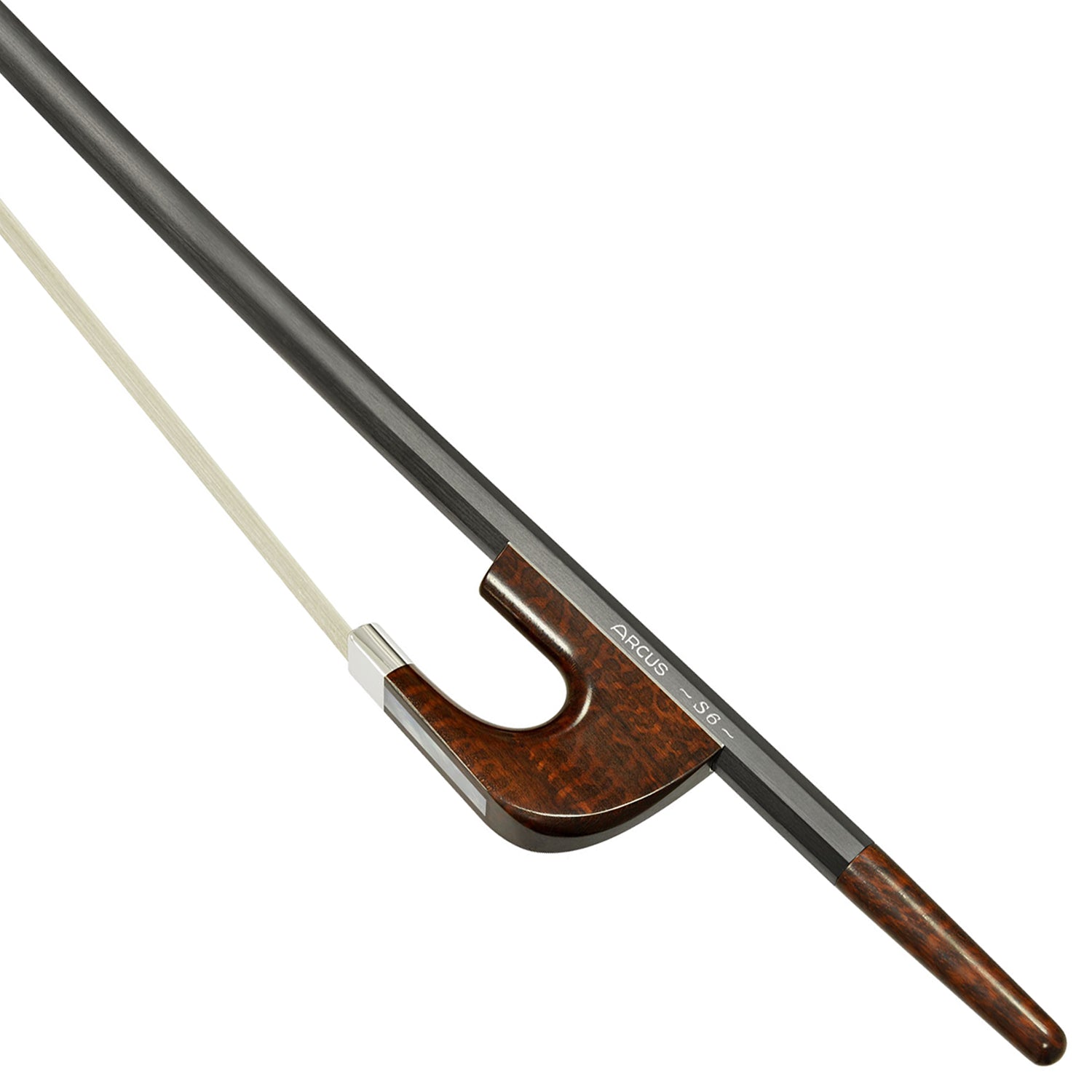 Double Bass Bow - Arcus S6 Silver 935 German Style Octagonal