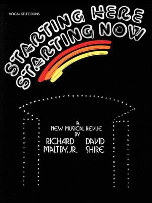 Starting Here, Starting Now - Vocal Selections - David Shire - Piano|Vocal Alfred Music Vocal Selections