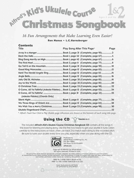 Alfred's Kids Ukulele Christmas Songbook - Ukulele Alfred