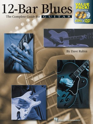 12-Bar Blues - All-in-One Combo Pack - Guitar Dave Rubin Hal Leonard Guitar TAB /CD/DVD